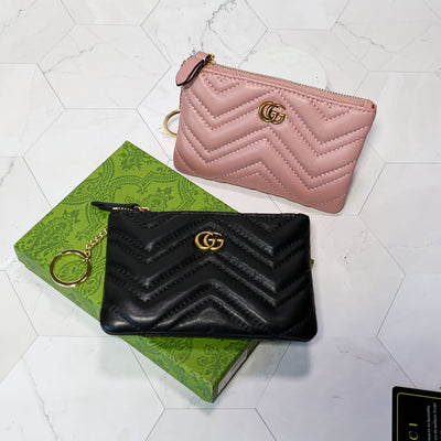 GG Marmont Zippered Mini Wallet Card Holder