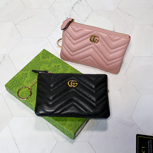 GG Marmont Zippered Mini Wallet Card Holder