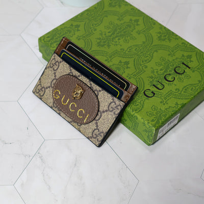 GG Card Case Holder Tiger Face