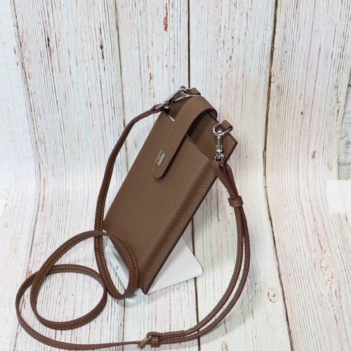 Genuine Leather HRM Crossbody Phone Clutch