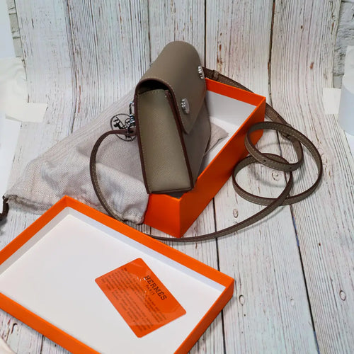 Calfskin Leather Crossbody Nap Bag