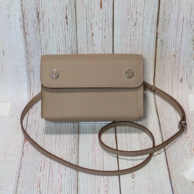 Calfskin Leather Crossbody Nap Bag