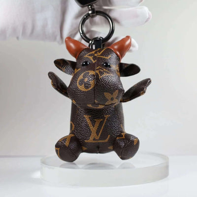 LV Cow KeyChain Bag Charm Decoration Accessory