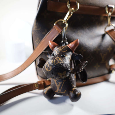 LV Cow KeyChain Bag Charm Decoration Accessory