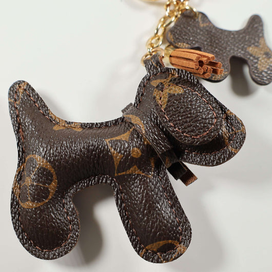 Mini Dog Keychain Bag Charm Decorative Accessory