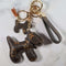 Mini Dog Keychain Bag Charm Decorative Accessory
