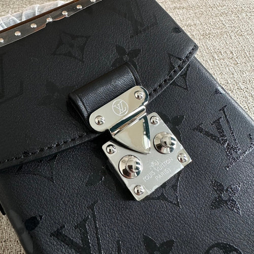 LV Black Camera Box Handbag