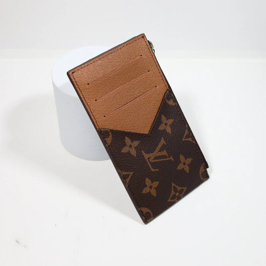 Louis Vuitton Monogram Card Holder Zipper Wallet