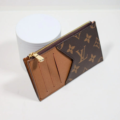 Louis Vuitton Monogram Card Holder Zipper Wallet