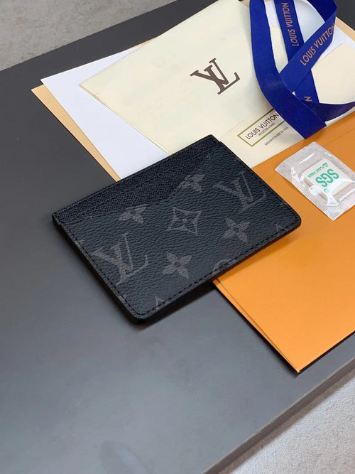 Louis Vuitton Credit Card Holder Black Monogram