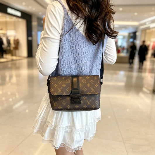 Vintage Style LV Crossbody Bag