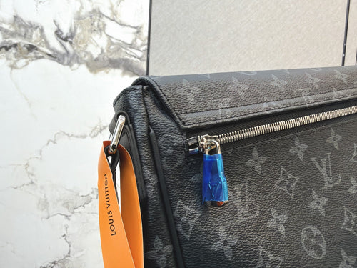 LV District Printed Flap Messenger Bag