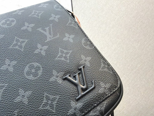 LV District Printed Flap Messenger Bag