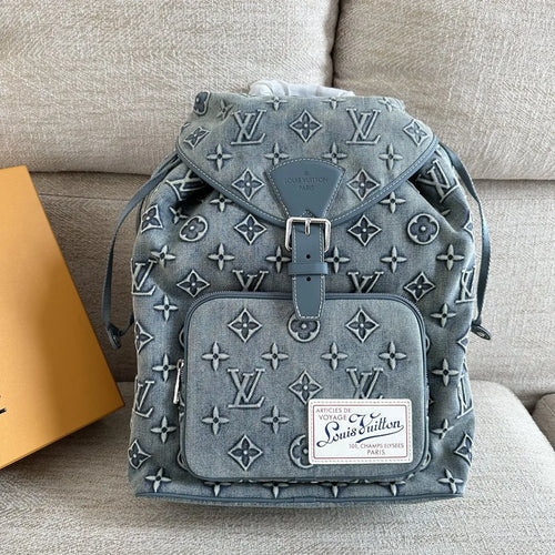 Fabric Denim Backpack