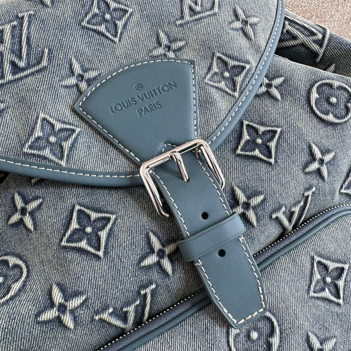 Fabric Denim Backpack