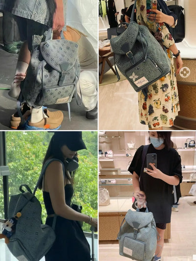Fabric Denim Backpack