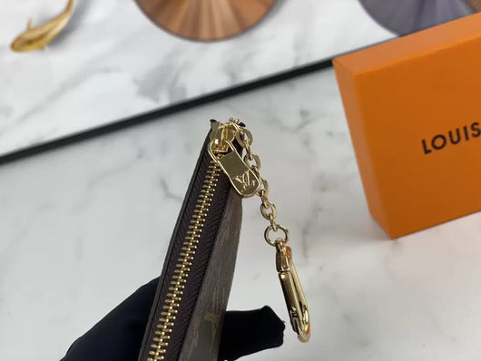 Louis Vuitton Key Pouch Brown Monogram