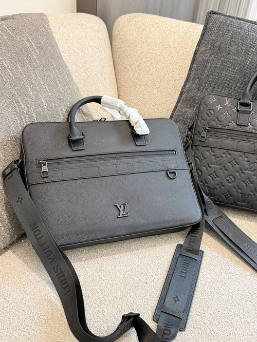 Monogram Black Briefcase
