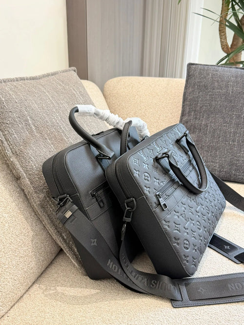 Monogram Black Briefcase