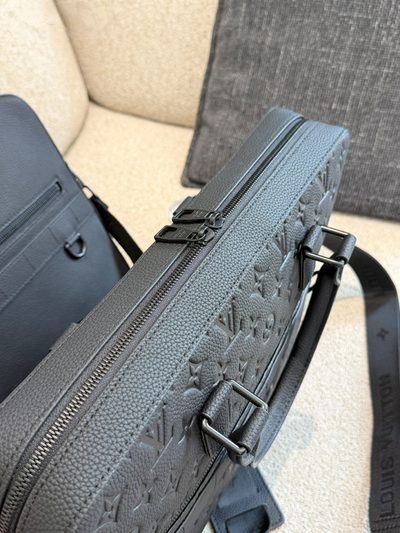 Monogram Black Briefcase