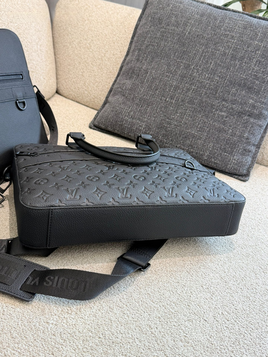 Monogram Black Briefcase