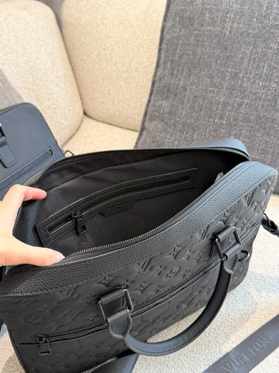 Monogram Black Briefcase