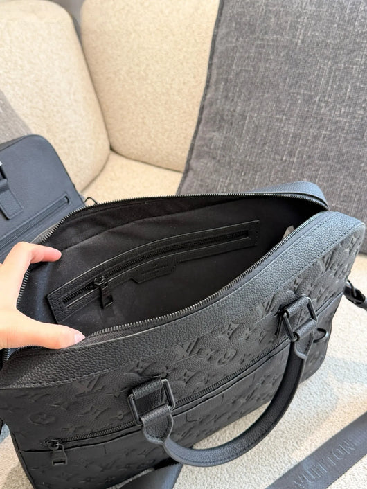 Monogram Black Briefcase