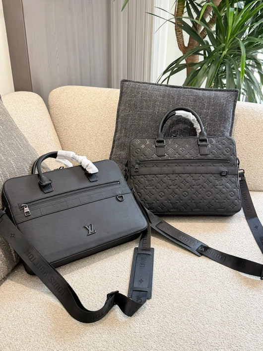 Monogram Black Briefcase