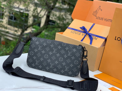 Monogram Canvas Men’s Crossbody Bag