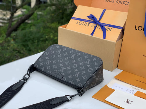 Monogram Canvas Men’s Crossbody Bag