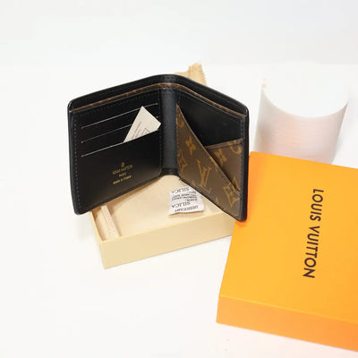Monogram Canvas Mens Bifold Wallet