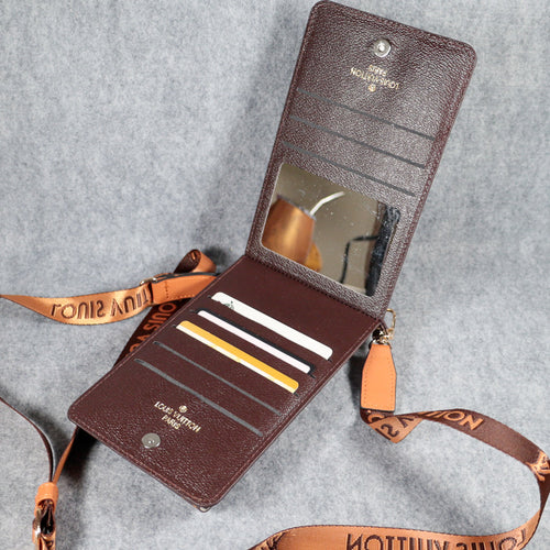 LV Phone Bag Crossbody Lightweight Mini Wallet with Credit Card Slots