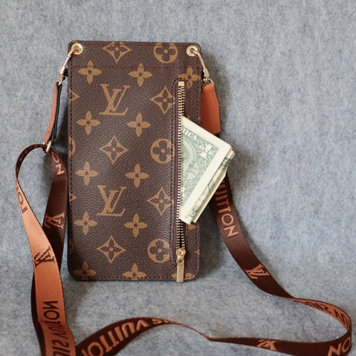 LV Phone Bag Crossbody Lightweight Mini Wallet with Credit Card Slots