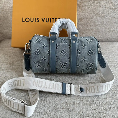 LV Pillow Bag Denim Monogram Fabric