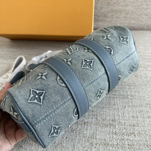 LV Pillow Bag Denim Monogram Fabric