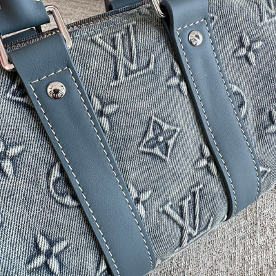 LV Pillow Bag Denim Monogram Fabric