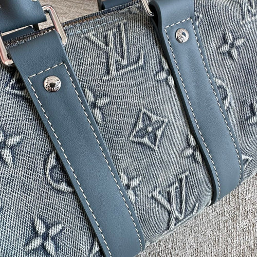 LV Pillow Bag Denim Monogram Fabric