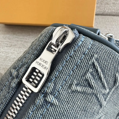 LV Pillow Bag Denim Monogram Fabric