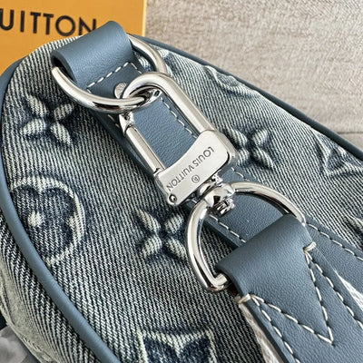 LV Pillow Bag Denim Monogram Fabric