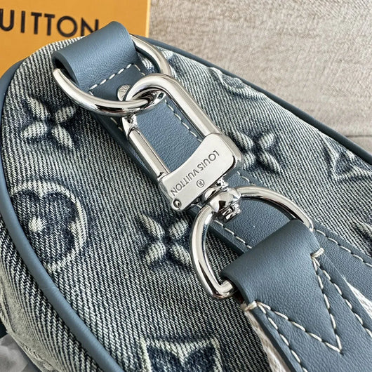 LV Pillow Bag Denim Monogram Fabric