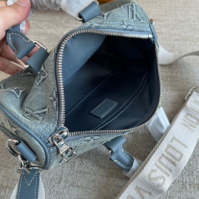 LV Pillow Bag Denim Monogram Fabric