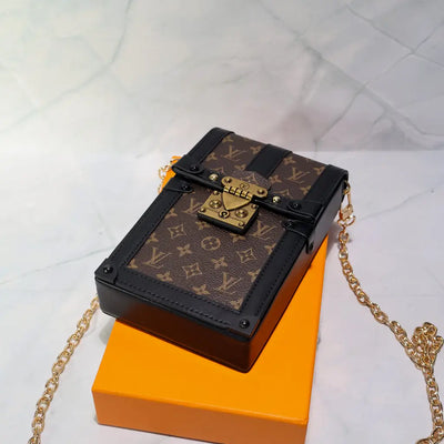 Designer Vertical Trunk Pochette Small Bag