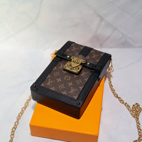 Designer Vertical Trunk Pochette Small Bag