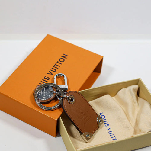 LV Key Ring Monogram Leather