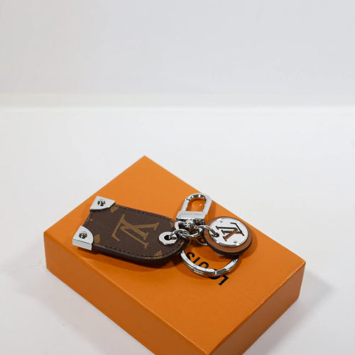 LV Key Ring Monogram Leather