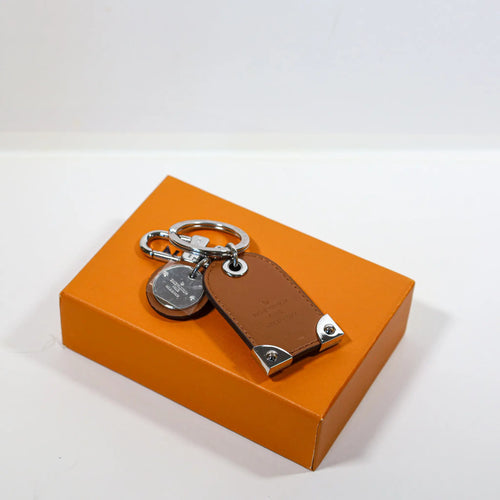 LV Key Ring Monogram Leather