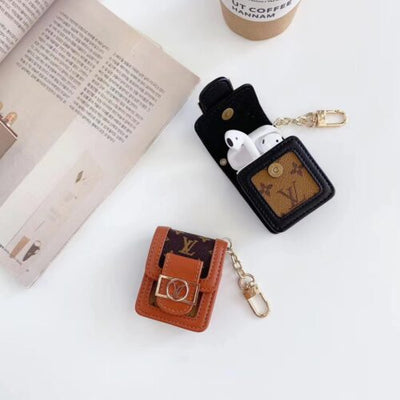 Designer AirPods Case Style  for 1 2 3 Pro Generation Magnetic Closure