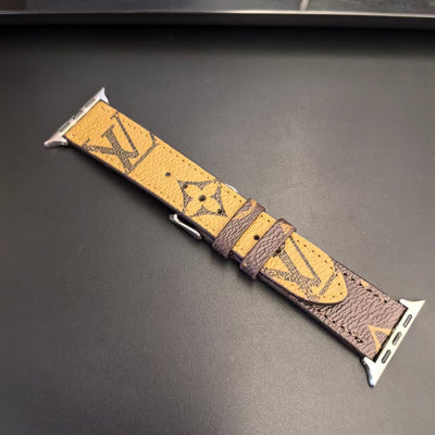 Louis Vuitton Apple Watch Bands Fashion Monogram Leather