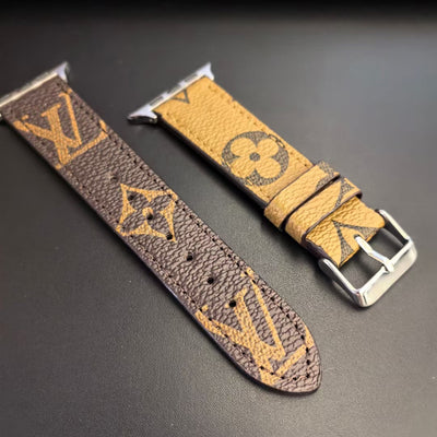 Louis Vuitton Apple Watch Bands Fashion Monogram Leather