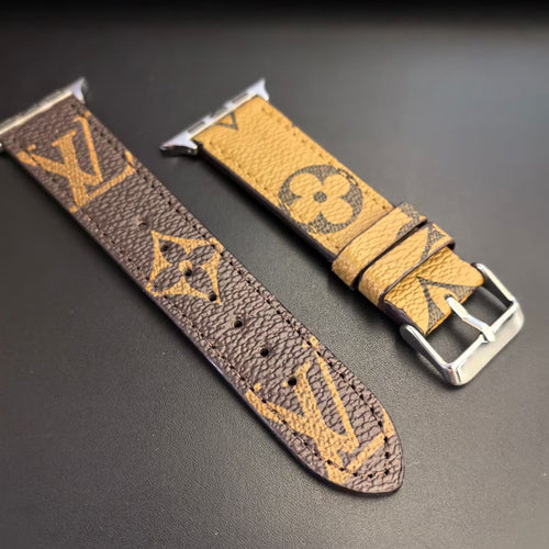 Louis Vuitton Apple Watch Bands Fashion Monogram Leather